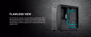 GAMDIAS ATLAS M4 Mid Tower Case - Black | 4x ARGB Fans - image 15