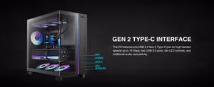 GAMDIAS ATLAS M4 Mid Tower Case - Black | 4x ARGB Fans - image 16