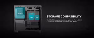 GAMDIAS ATLAS M4 Mid Tower Case - Black | 4x ARGB Fans - image 21