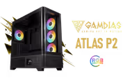 Gamdias ATLAS-P2 Tempered Glass ATX Gaming Case - Black - image 1