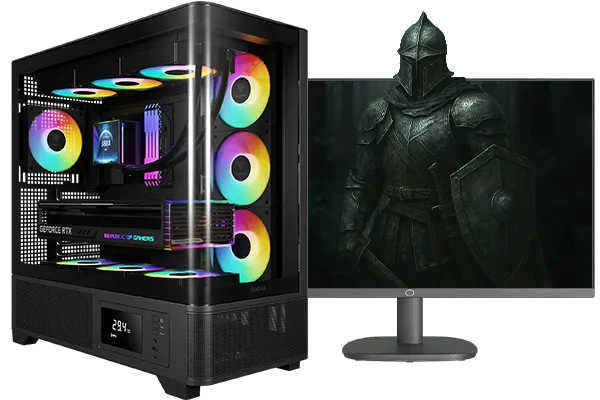RYZEN 5 9600 5.2GHz RTX 3050 6GB DDR5 Gaming PC