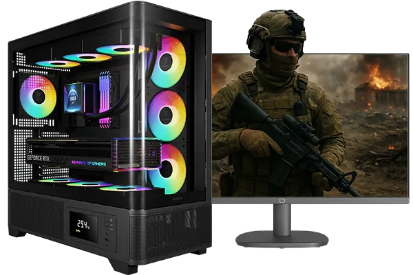 Intel Core Ultra 5 225F 4.9GHz RX 9060 XT 8GB DDR5 Gaming PC