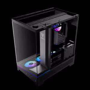 GAMDIAS ATLAS P6 CG Curved Glass Mid Tower Case - Black - image 5