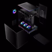 GAMDIAS ATLAS P6 CG Curved Glass Mid Tower Case - Black - image 8