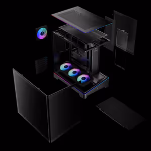 GAMDIAS ATLAS P6 CG Curved Glass Mid Tower Case - Black - image 8