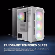 GAMDIAS AURA GC1 Elite White ATX Mid Tower Gaming Case - image 12