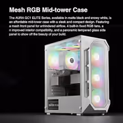 GAMDIAS AURA GC1 Elite White ATX Mid Tower Gaming Case - image 7