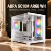 GAMDIAS AURA GC10M ARGB White Micro-ATX/Mini-ITX Case - image 2