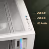 GAMDIAS AURA GC10M ARGB White Micro-ATX/Mini-ITX Case - image 3