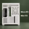 GAMDIAS AURA GC10M ARGB White Micro-ATX/Mini-ITX Case - image 5
