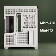 GAMDIAS AURA GC10M ARGB White Micro-ATX/Mini-ITX Case - image 5