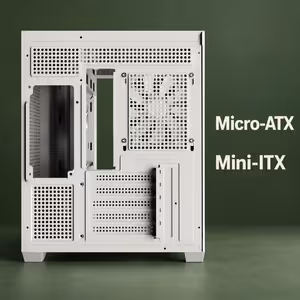 GAMDIAS AURA GC10M ARGB White Micro-ATX/Mini-ITX Case - image 5