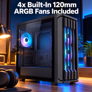 Gamdias AURA GC11 ARGB Mid-Tower Gaming Case - image 5