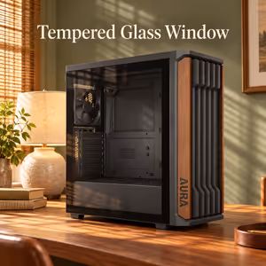 Gamdias AURA GC11 Wood ATX Mid-Tower Gaming Case - image 5