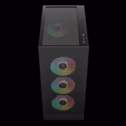 GAMDIAS AURA GC15 ARGB Mid Tower Case - Black | 4 Fans - image 6