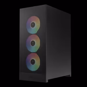 GAMDIAS AURA GC15 ARGB Mid Tower Case - Black | 4 Fans - image 3