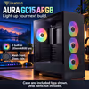 GAMDIAS AURA GC15 ARGB Mid Tower Case - Black | 4 Fans - image 9