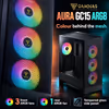 GAMDIAS AURA GC15 ARGB Mid Tower Case - Black | 4 Fans - image 10
