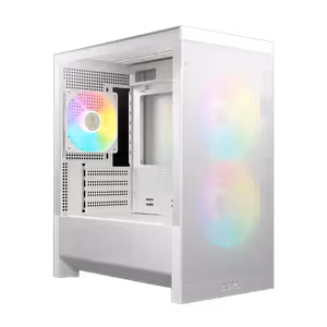 GAMDIAS AURA GC15M ARGB Micro Tower Case White - image 6