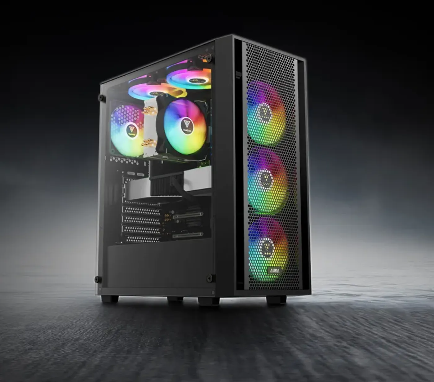 Gamdias AURA GC2 ELITE Gaming Case Detailed View