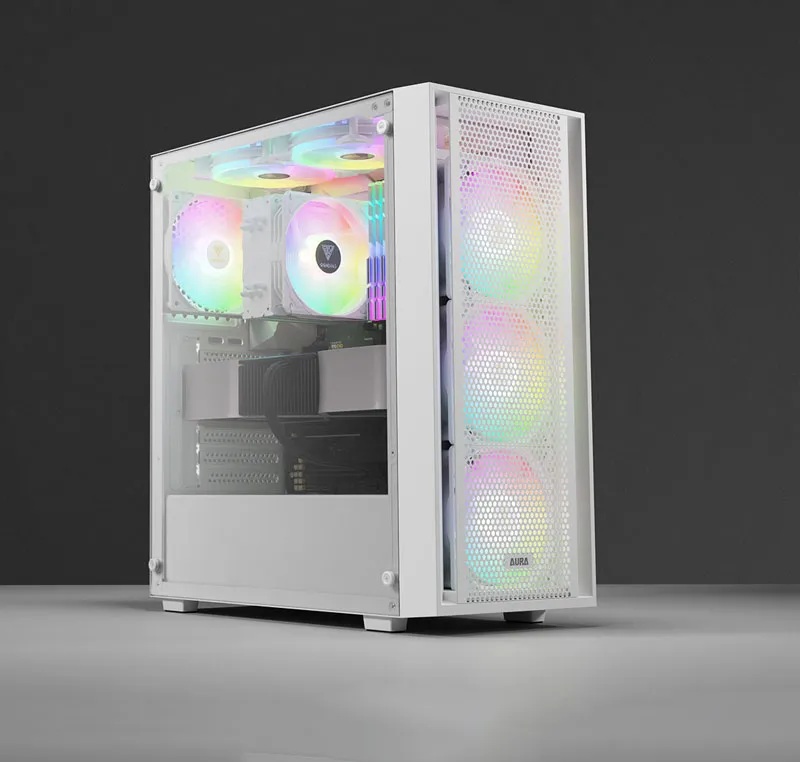 Gamdias Aura GC2 Elite White Gaming Case Overview