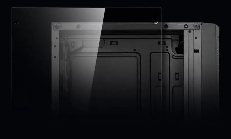Gamdias Aura GC3 Gaming Case - Panoramic Tempered Glass - Mobile View