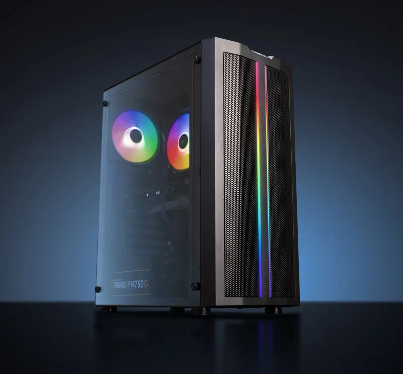 Gamdias Aura GC3 Gaming Case - ARGB Sync - Mobile View