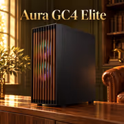 Gamdias Aura GC4 Elite ARGB Mid-Tower Case with Walnut Mesh - image 2