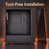 Gamdias AURA-GC4 Tempered Glass ATX Gaming Case - image 5