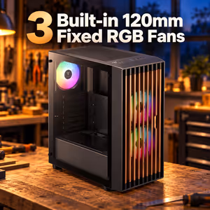 Gamdias AURA-GC4 Tempered Glass ATX Gaming Case - image 6
