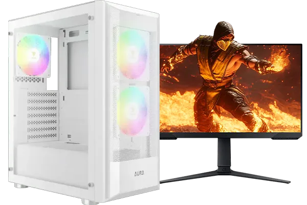 RYZEN 5 9600 5.2GHz RX 9060 XT 8GB DDR5 Gaming PC