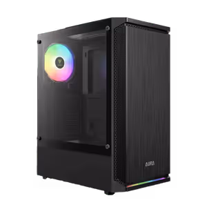 Gamdias Aura GC8 Tempered Glass Gaming Case - Black - image 2