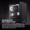 Gamdias Aura GC8 Tempered Glass Gaming Case - Black - image 9