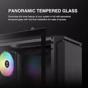 Gamdias Aura GC8 Tempered Glass Gaming Case - Black - image 10