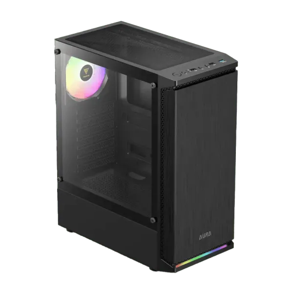 Gamdias Aura GC8 Gaming Case - High-Performance Black Gaming