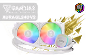 Gamdias AURA GL240 V2 White 240mm Liquid CPU Cooler - image 1