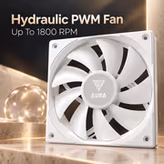 Gamdias Aura GL120 V2 White 120mm RGB Liquid Cooler — Quiet, Powerful Cooling - image 3