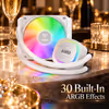 Gamdias Aura GL120 V2 White 120mm RGB Liquid Cooler — Quiet, Powerful Cooling - image 4