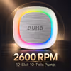 Gamdias Aura GL120 V2 White 120mm RGB Liquid Cooler — Quiet, Powerful Cooling - image 5