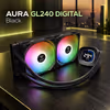 Gamdias AURA GL240 Digital Liquid Cooler for AM5 - image 3