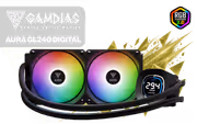 Gamdias AURA GL240 Digital Liquid Cooler for AM5 - image 1
