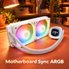Gamdias AURA GL240 Liquid Cooler with Digital Display (White) - image 6