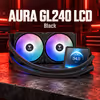 Gamdias AURA GL240 LCD Liquid Cooler 4in IPS (Black) - image 3
