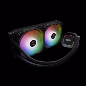 GAMDIAS AURA GL240 LITE 240mm ARGB Liquid Cooler - Black - image 4