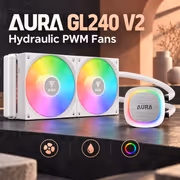Gamdias AURA GL240 V2 White 240mm Liquid CPU Cooler - image 2