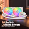 Gamdias AURA GL240 V2 White 240mm Liquid CPU Cooler - image 5