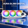 Gamdias AURA GL360 Digital Liquid Cooler ARGB (White) - image 3