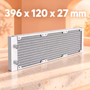 Gamdias AURA GL360 LCD Liquid Cooler 4in IPS (White) - image 4
