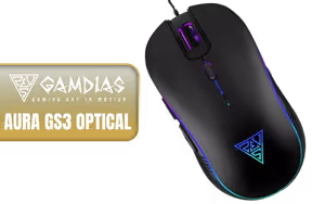 Gamdias AURA GS3 Optical Gaming Mouse Gamdias AURA GS3 Optical Gaming Mouse - Image 1