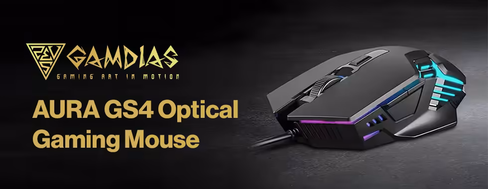 Gamdias AURA GS4 Wired Gaming Mouse Gamdias AURA GS4 Wired Gaming Mouse